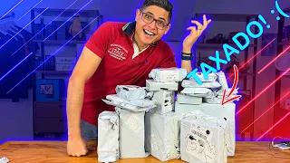 FUI TAXADO! Mas no final deu tudo certo! SUPER UNBOXING DA CHINA