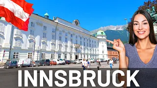 Innsbruck Walking Tour 2022. Austria 4K Walk and Travel Vlog