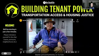 February 2024 Building Tenant Power Workshop: Transportation Access and Housing Justice