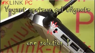 Solution pour PC portable HP qui ne démarre plus car le voyant d'alimentation (charge) clignote 🔘✅