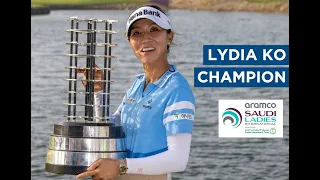 Lydia Ko is the 2023 Aramco Saudi Ladies International Champion!