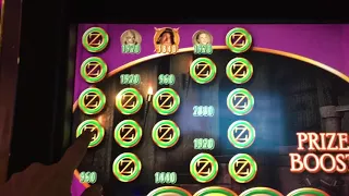 Ruby Slippers- Max bet Bonus win with No help from Dorothy!