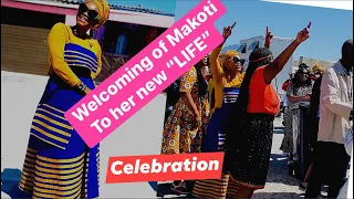 WELCOMING OF THE BRIDE/UMAKOTI TO HER NEW HOME: ITS A CELEBRATION SEASON| halalala | SA YOUTUBER