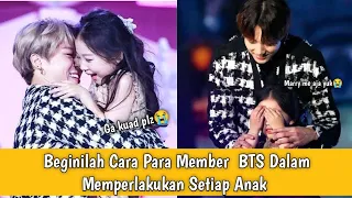 BAPERRR Makk😫😭!!! Beginilah Momen-Momen manis Kebersamaan BTS dengan Anak-Anak