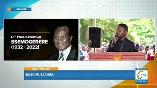 Okwogera kwa Bobi Wine mu kuziika kwa Dr. Paul Kawanga Ssemogerere