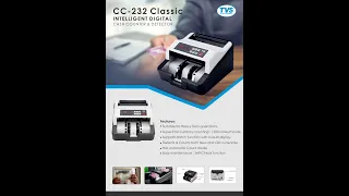 TVS-E CC 232 CLASSIC CURRENCY COUNTING MACHINE