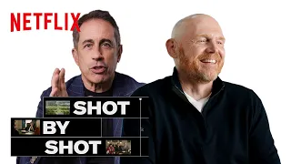 Bill Burr and Jerry Seinfeld Watch the JFK Scene in Unfrosted | Netflix