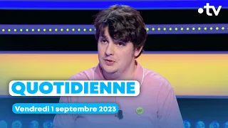 Emission Quotidienne du vendredi 1 septembre 2023 - Questions pour un Champion