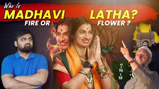 WHO IS MADHAVI LATHA ? |@Nishithsadhu #loksabhaelection2024  #owaisivsbjp  #madhavilatha