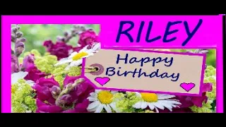 Happy Birthday RILEY