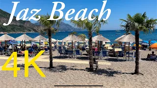 Jaz Beach 🏝️ Budva Montenegro 🇲🇪 4K Walking Tour