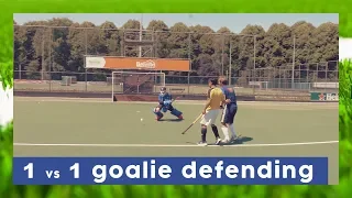 1 vs 1 Goalie Defending - Goalkeeper Technique | Hockey Heroes TV