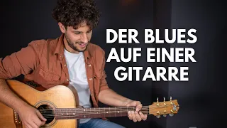 Der Blues auf einer Gitarre (Schritt für Schritt)