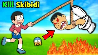 Nobita Playing Funniest Skibidi Toilet Game 😂