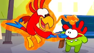 हिंदी Om Nom Stories : Season 13 | Parrot Prank |  Cartoon For Children | Cut The Rope