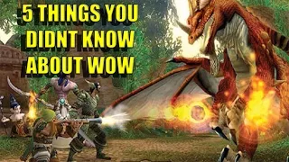 5 Things You Didn't Know About World Of Warcraft