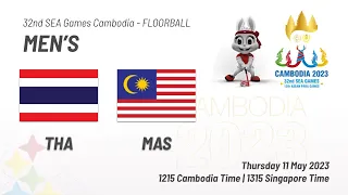 Men: Thailand 10 - 2 Malaysia | Floorball | 32nd SEA Games 2023 Cambodia