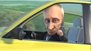 プーチン大統領の、黄色い「自動車」www