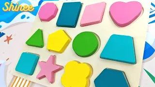 Best Way to Learn Shapes and Foster Discovery Skills with Preschool Shapes Puzzle | Shinee