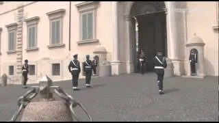 Cambio della Guardia d'Onore della Polizia Penitenziaria al Quirinale, Roma maggio 2014