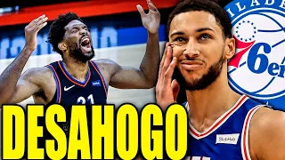 🤬BEN SIMMONS ATACADO POR JOEL EMBIID Y SIXERS