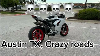 Quick Ride on the Panigale V2  through Austin’s Most deadly Road.