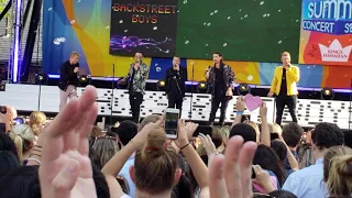 BSB, GMA Good Morning America, "I Want It That Way" 6/13/18