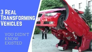 3 Real Transforming Vehicles You Didn t Know Existed - Future Car