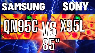 X95L VS QN95C 85" TITAN MINI LED BATTLE!