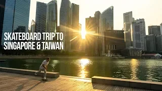 Skateboarding in Singapore & Taiwan! (DJI OSMO ACTION)