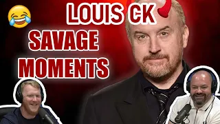 Louis CK being a savage for 9 minutes straight REACTION!! | OFFICE BLOKES REACT!!