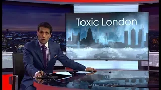 Toxic London - air pollution (pressing problem) (UK) - BBC News - 26th August 2018