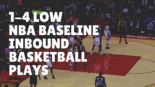 1-4 Low NBA Baseline Inbound Basketball Plays