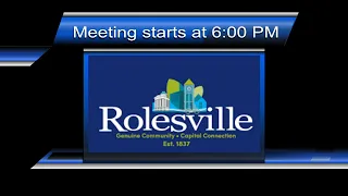 Rolesville Work Session - May 21, 2024