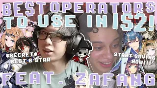 WHO ARE THE BEST IS2 OPERATORS? feat. @Zafang  | Arknights Tier List