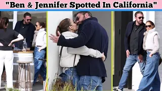 🔥🔥🔥 Jennifer Lopez & Ben Affleck Spotted In California