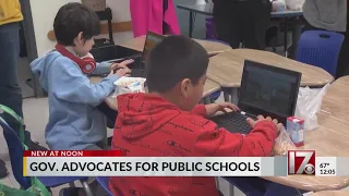 Gov. Cooper advocates for public schools