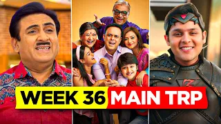 Sab TV Week 36 TRP - Sony Sab Week 36 Main TRP