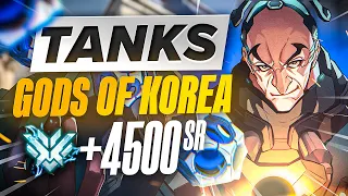 "TANK" GODS OF KOREA - BEST OW TANK OF KOREA | Overwatch Tank Montage