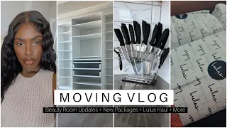 MOVING VLOG PT.2: FINALLY IN MY NEW PLACE + LULUS HAUL + ORGANIZING MY BEAUTY ROOM + MORE | iDESIGN8