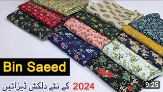 Bin Saeed original | new bin Saeed design of 2024 | buy original brand Eid se pehle Eid