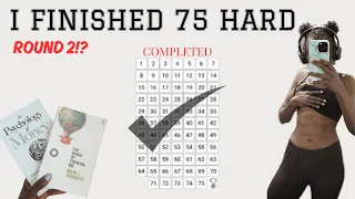 I FINISHED 75 HARD (Gains, Testimony, Discipline + Round 2)