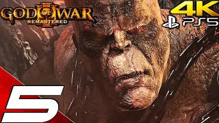 God of War 3 Remastered (PS5) - Gameplay Walkthrough Part 5 - Cronos & Hera (4K 60FPS)
