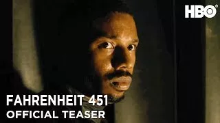 Fahrenheit 451 (2018) Official Teaser ft. Michael B. Jordan & Michael Shannon | HBO