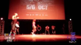 VENEZUELA CRIOLLO STYLE 2013 1 Vs 1  Battle B-Girl (Sky vs Shorty) 8vo Hip Opsession