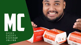 crispy chicken burger mcdonalds | mcdonalds spicy crispy chicken deluxe | sri lankan food | chama