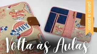 AULA MUITO ACESSADA PARA O VOLTA ÀS AULAS!!!! Pasta Organizadora Multiuso - By Fê Atelier