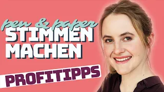 Stimmen machen für Pen & Paper! (Tipps von Profi Synchronsprecherin Maximiliane Häcke)