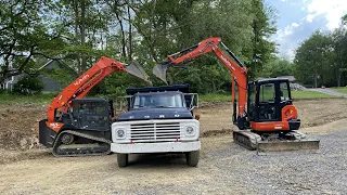 Which loads BluFord Faster? Skid Loader or Excavator