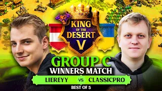 Liereyy vs ClassicPro with DauT as Co-Caster in King of the Desert 5 #ageofempires2
